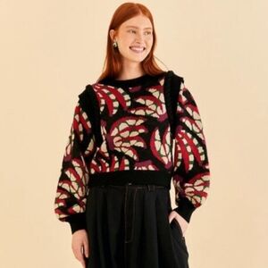 Farm Rio Sweater Sz S
